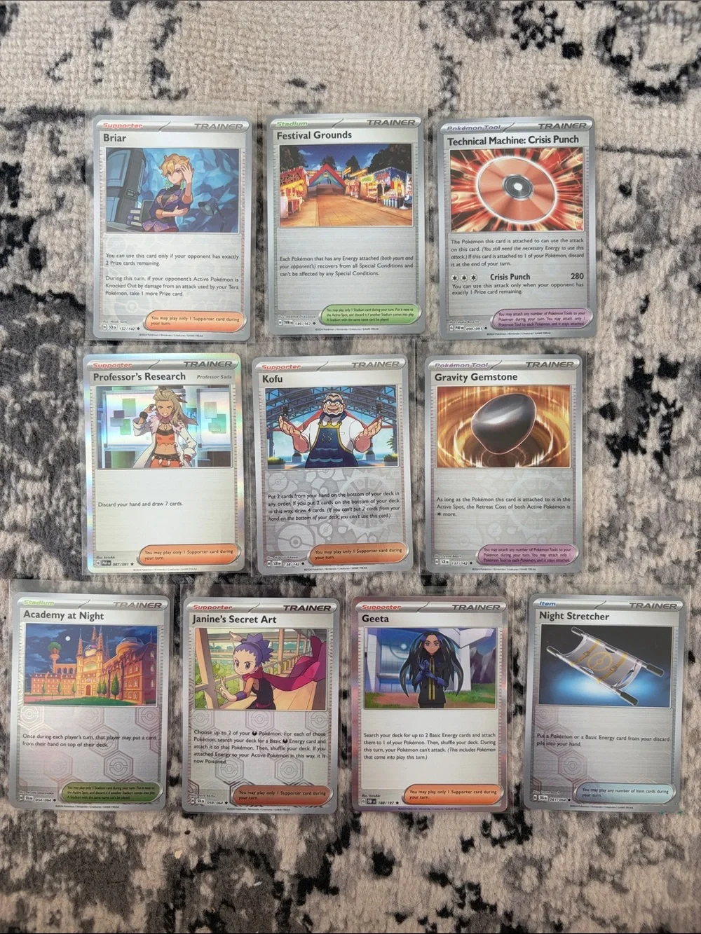 Pokémon Reverse Holo & Holo Trainer Lot 10 Unique Cards | ✨5/$25✨